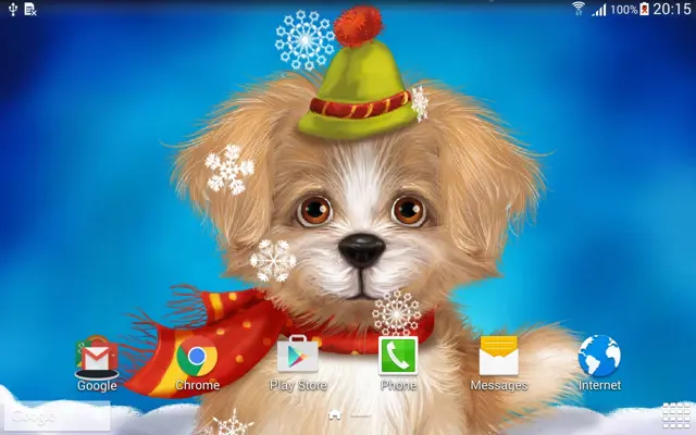 Cute Puppy Live Wallpaper android App screenshot 3